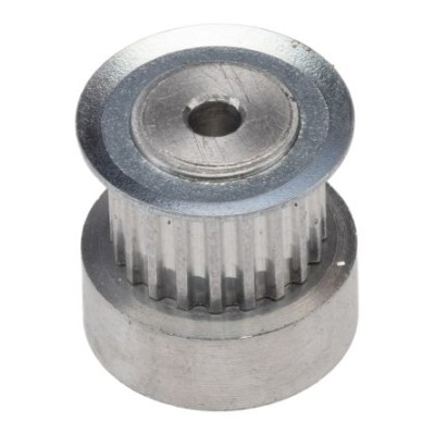 RS PRO Timing Belt Pulley Aluminium 6.4 mm Belt Width 2 mm Pitch 20 Teeth P20MXL025FB