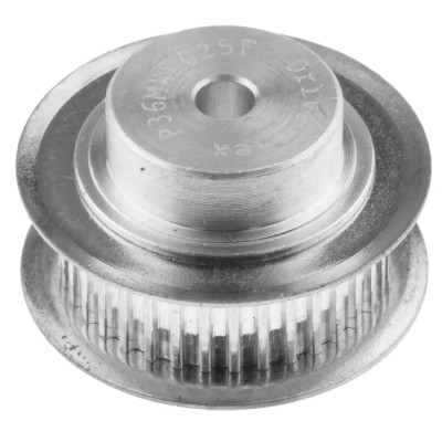 RS PRO Aluminium Timing Belt Pulley 6.4 mm Belt Width 2 mm Pitch 36 Teeth P36MXL025F