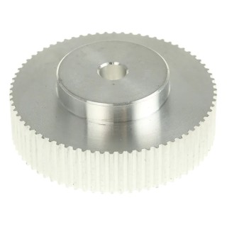 RS PRO Timing Belt Pulley Aluminium 6.4 mm Belt Width 2 mm Pitch 72 Tooth P72MXL025