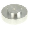 RS PRO Timing Belt Pulley Aluminium 6.4 mm Belt Width 2 mm Pitch 72 Tooth P72MXL025