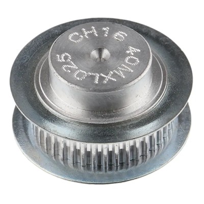 RS PRO Aluminium Timing Belt Pulley 6 mm Belt Width 2 mm Pitch 40 Tooth P40MXL025F