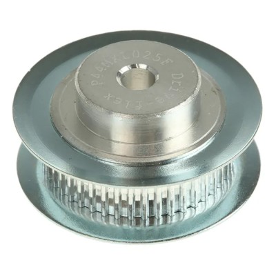 RS PRO Aluminium Timing Belt Pulley 6.4 mm Acceptable Belt Width 2 mm Pitch 44 Tooth P44MXL025F