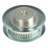 RS PRO Aluminium Timing Belt Pulley 6.4 mm Acceptable Belt Width 2 mm Pitch 44 Tooth P44MXL025F