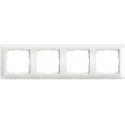Siemens White Thermoplastic 4 Gang Frame DELTA Line Series 293mm Height 80mm Width 5TG2554-0