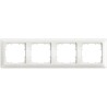 Siemens White Thermoplastic 4 Gang Frame DELTA Line Series 293mm Height 80mm Width 5TG2554-0