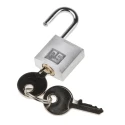 RS PRO Aluminium Safety Padlock 4 mm Shackle 2 mm Body Indoor & Outdoor Use 827-4408
