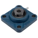 RS PRO Four Hole Flange Bearing Unit 12 mm Inside Diameter Cast Iron Material UCF201