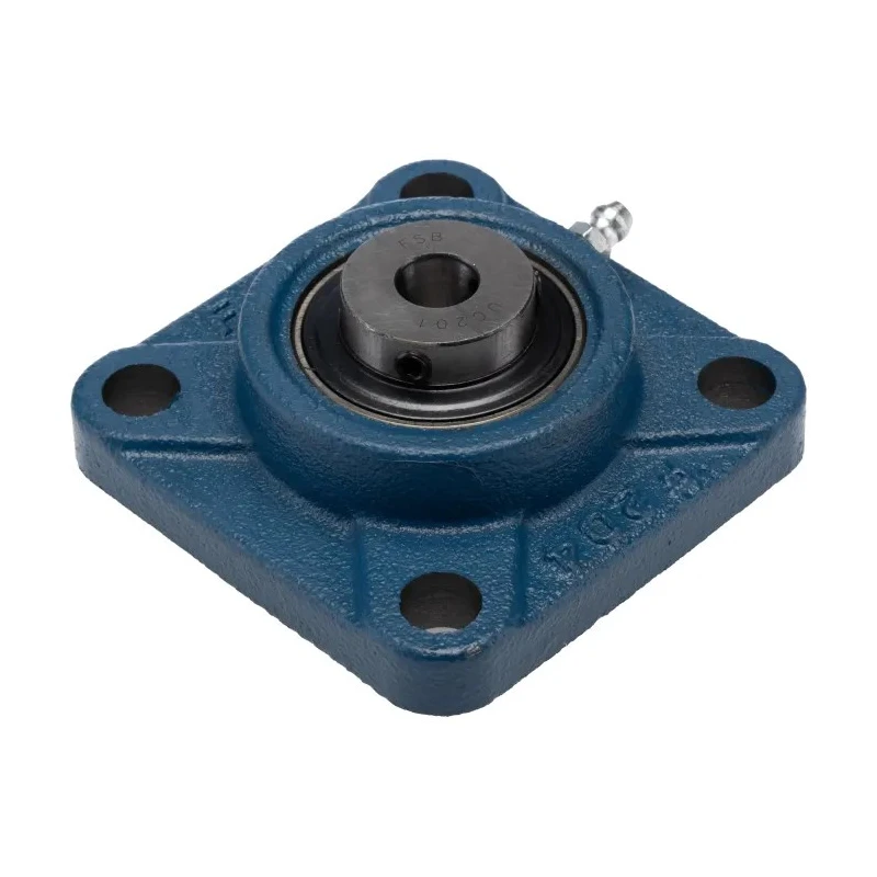 RS PRO Four Hole Flange Bearing Unit 12 mm Inside Diameter Cast Iron Material UCF201