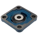 RS PRO Four Hole Flange Bearing Unit 12 mm Inside Diameter Cast Iron Material UCF201