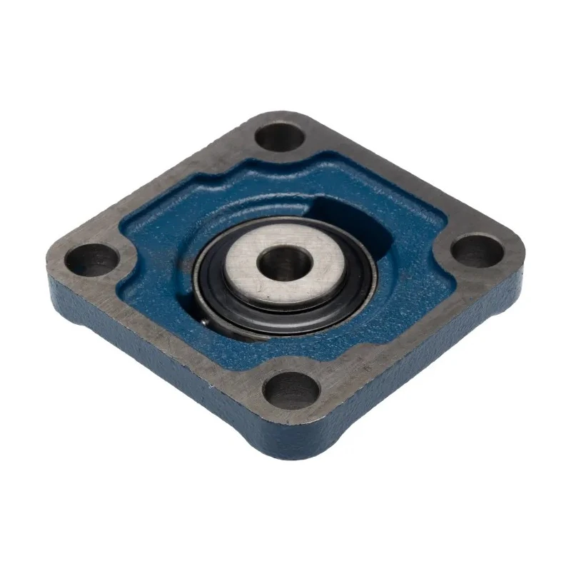 RS PRO Four Hole Flange Bearing Unit 12 mm Inside Diameter Cast Iron Material UCF201