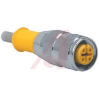 Turck Female 3 Way M12 Sensor Actuator Cable 15 m, 250V, Polyvinyl Chloride Jacket RK 4T-15