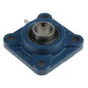 RS PRO 4 Hole Flange Bearing Unit, Cast Iron, 25 mm ID, 95x95x35.7 mm UCF205