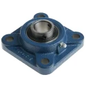 RS PRO 4 Hole Flange Bearing Unit, Cast Iron, 25 mm ID, 95x95x35.7 mm UCF205