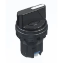 Idec IDEC HW Series 3 Position Selector Switch Head 22 mm Cutout Black Handle IP20 HW1S-33T