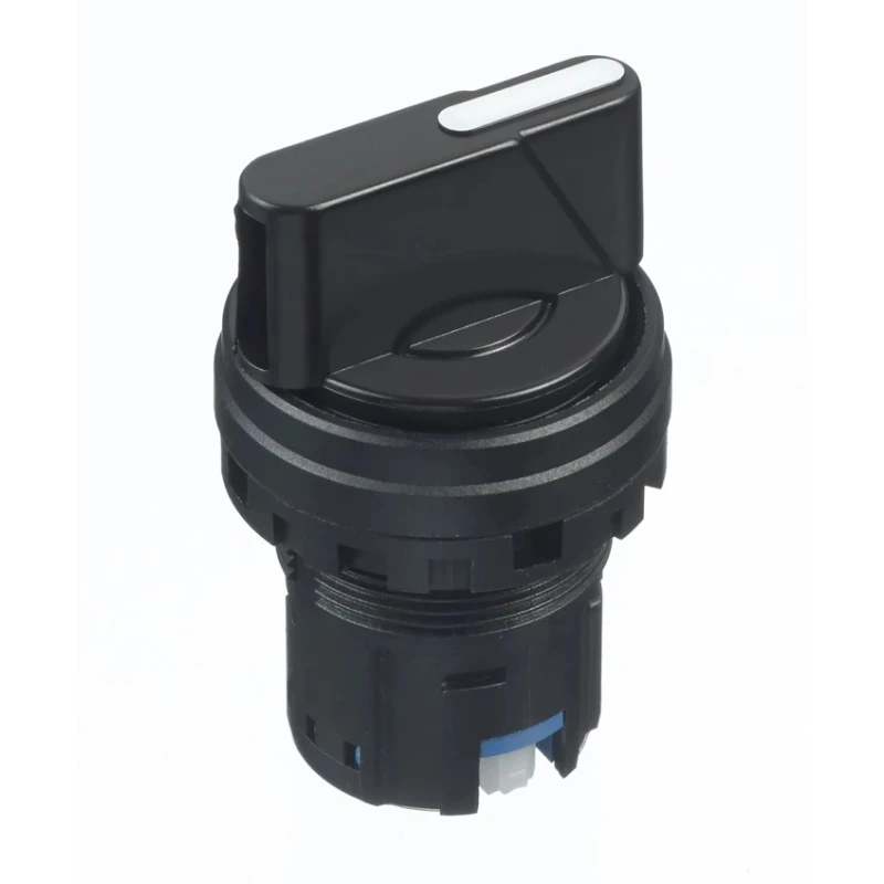 Idec IDEC HW Series 3 Position Selector Switch Head 22 mm Cutout Black Handle IP20 HW1S-33T