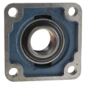 RS PRO 4 Hole Flange Bearing Unit, Cast Iron, 45 mm Inside Diameter, 137x137x52.2 mm UCF209