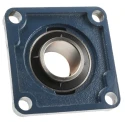 RS PRO 4 Hole Flange Bearing Unit, Cast Iron, 55 mm ID, 162x162x58.4 mm UCF211