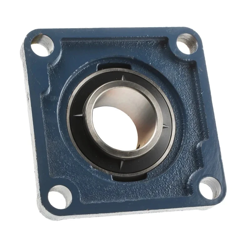 RS PRO 4 Hole Flange Bearing Unit, Cast Iron, 55 mm ID, 162x162x58.4 mm UCF211