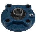 RS PRO 4 Hole Flange Bearing Unit 20 mm Inside Diameter Cast Iron Bore Flange UCFC204