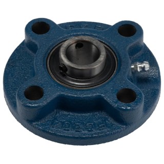 RS PRO 4 Hole Flange Bearing Unit 20 mm Inside Diameter Cast Iron Bore Flange UCFC204