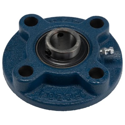 RS PRO 4 Hole Flange Bearing Unit 20 mm Inside Diameter Cast Iron Bore Flange UCFC204