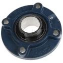 RS PRO 4 Hole Flange Bearing Unit 50 mm ID Cast Iron UCFC210