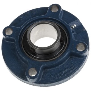 RS PRO 4 Hole Flange Bearing Unit 50 mm ID Cast Iron UCFC210