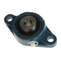 RS PRO 2 Hole Flange Bearing Unit 12 mm ID Cast Iron with Mount Hole Centre-to-Centre 90 mm UCFL201