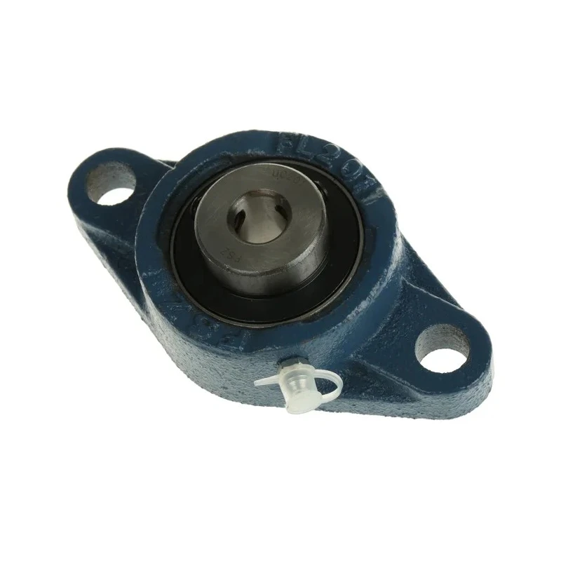 RS PRO 2 Hole Flange Bearing Unit 12 mm ID Cast Iron with Mount Hole Centre-to-Centre 90 mm UCFL201