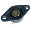 RS PRO 2 Hole Flange Bearing Unit 12 mm ID Cast Iron with Mount Hole Centre-to-Centre 90 mm UCFL201