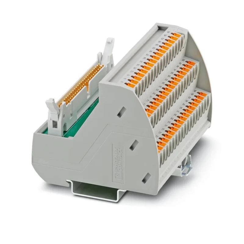 Phoenix Contact VARIOFACE Interface Module with 50 Position Push-In Connections and Flat-Ribbon Cable Connector 2903794