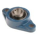 RS PRO Cast Iron 2 Hole Flanged Bearing Unit 30 mm Inside Diameter UCFL206