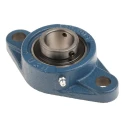 RS PRO Cast Iron 2 Hole Flanged Bearing Unit 30 mm Inside Diameter UCFL206