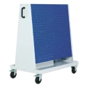Bott Steel Frame Workshop Tool Trolley with Castor Wheels 125mm Diameter, 1 Shelf, 650 mm x 1 m Platform, 1.2 m 10403033.11