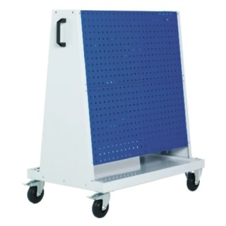 Bott Steel Frame Workshop Tool Trolley with Castor Wheels 125mm Diameter, 1 Shelf, 650 mm x 1 m Platform, 1.2 m 10403033.11