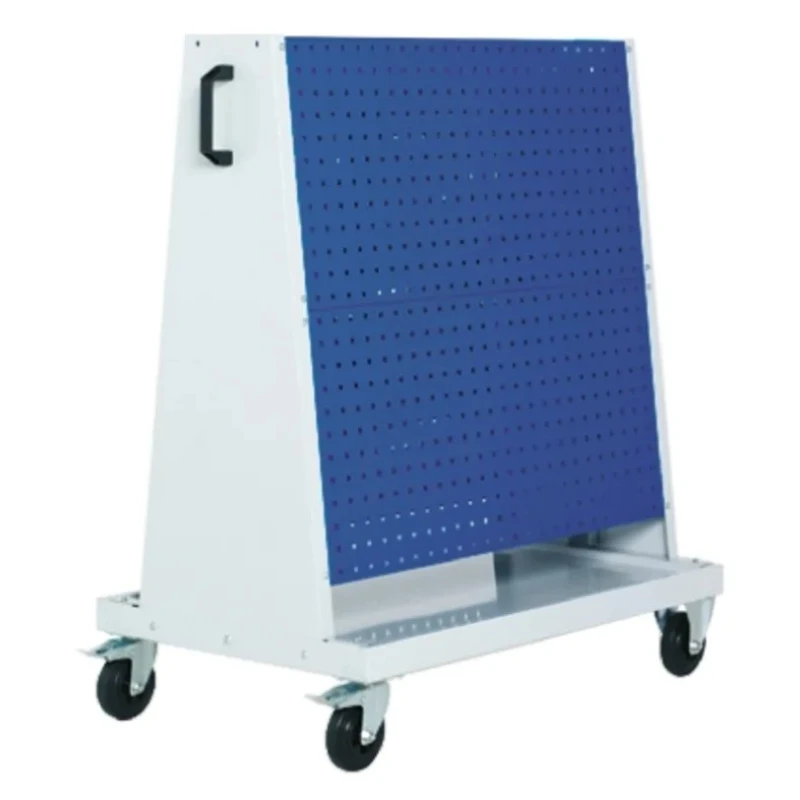 Bott Steel Frame Workshop Tool Trolley with Castor Wheels 125mm Diameter, 1 Shelf, 650 mm x 1 m Platform, 1.2 m 10403033.11