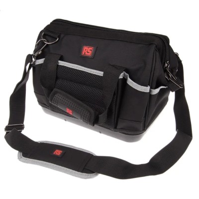 RS PRO Polyester Tool Bag with Shoulder Strap 310 mm x 200 mm x 210 mm 788-7205