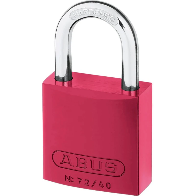 ABUS Keyed Aluminium Steel Safety Padlock Weatherproof 6.5mm Shackle, 39mm Body 43602