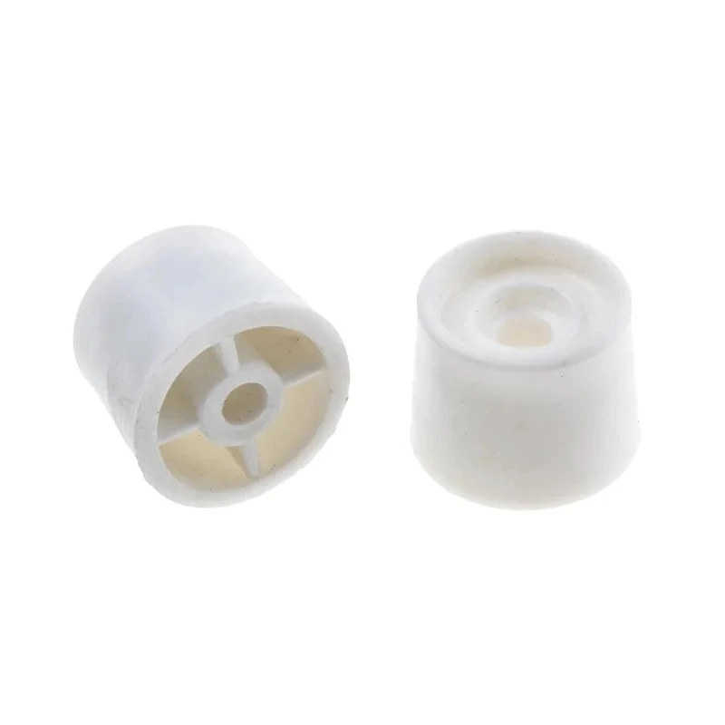 RS PRO White Polyvinyl Chloride Door Stop 25 mm Diameter 894-6923