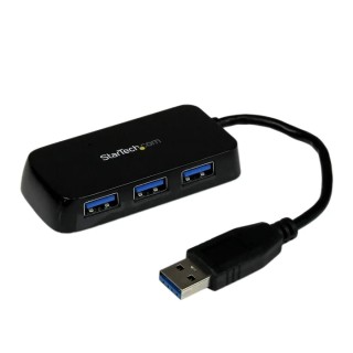 StarTech.com 4 Port USB 3.0 USB Hub USB Powered 80mm x 36mm x 14mm ST4300MINU3B