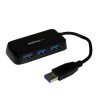 StarTech.com 4 Port USB 3.0 USB Hub USB Powered 80mm x 36mm x 14mm ST4300MINU3B