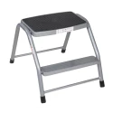 RS PRO 2 Tread Steel Steps with 0.375m Platform Height Model 789-8481