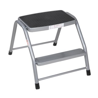 RS PRO 2 Tread Steel Steps with 0.375m Platform Height Model 789-8481