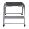 RS PRO 2 Tread Steel Steps with 0.375m Platform Height Model 789-8481