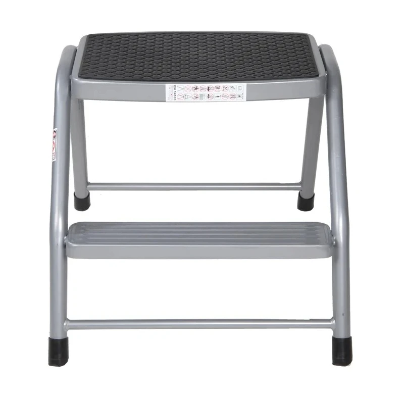 RS PRO 2 Tread Steel Steps with 0.375m Platform Height Model 789-8481