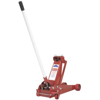 RS PRO Heavy Duty Hydraulic Trolley Jack 3 Ton Load Capacity 140mm-525mm Lift Height 851-7569