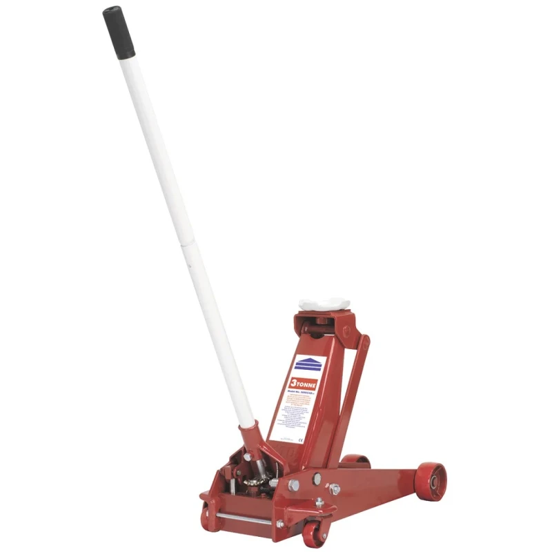 RS PRO Heavy Duty Hydraulic Trolley Jack 3 Ton Load Capacity 140mm-525mm Lift Height 851-7569