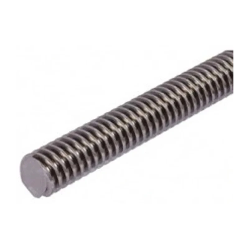 RS PRO Lead Screw, 16 mm Shaft Diameter, 1000 mm Shaft Length, Trapezoidal, Carbon Steel and 316 Stainless Steel 862-5288