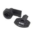Elesa Black Polyamide Locking Latch, Key Unlock, 20 mm Panel-to-Tongue Depth, Matt Finish 421393