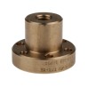 RS PRO 3 mm Flanged Round Nut For Lead Screw 12 mm 35 mm Length Bronze 862-5329